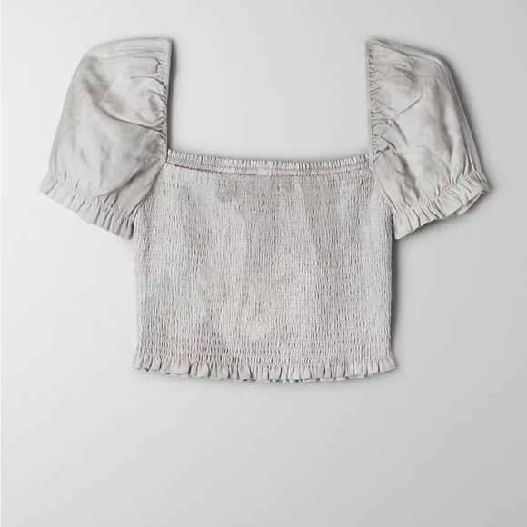 Aritzia Wilfred Smocked Blouse - Picture 8 of 11